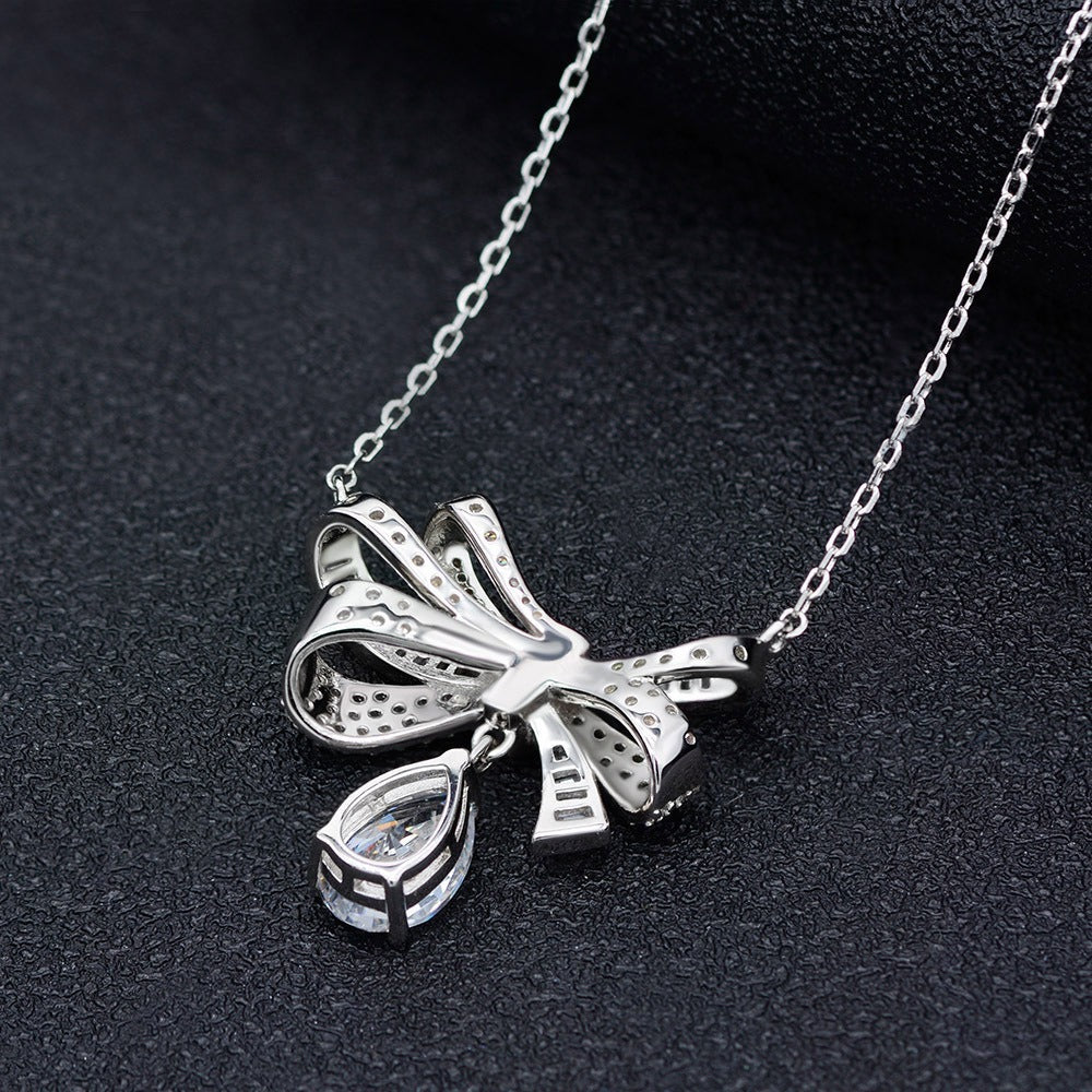 OliyaDesign 1.5Ct Teardrop 7*10 Fashion Women'S Necklace