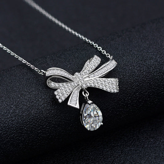 OliyaDesign 1.5Ct Teardrop 7*10 Fashion Women'S Necklace
