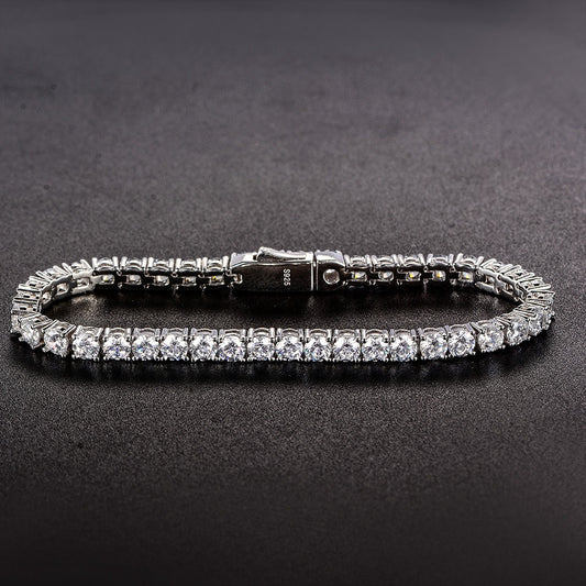 OliyaDesign 3.7mm Round Diamond 0.2Ct Bracelet