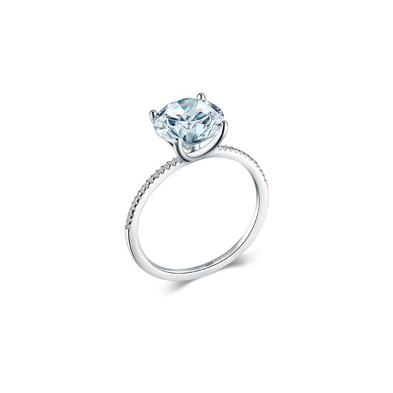 OliyaDesign Sterling Silver S925 Zircon Ring