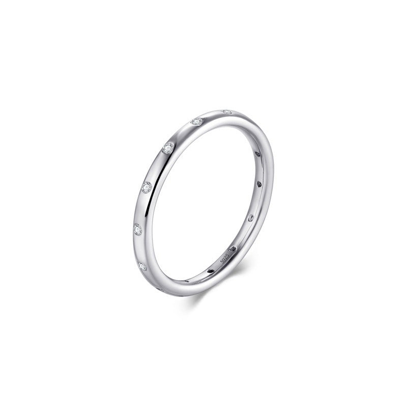 OliyaDesign S925 Sterling Silver Korean Style Simple Hot Selling Ring