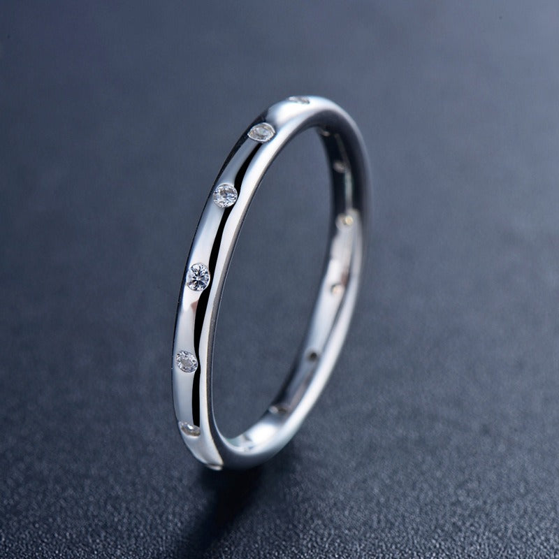 OliyaDesign S925 Sterling Silver Korean Style Simple Hot Selling Ring