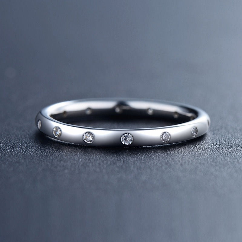 OliyaDesign S925 Sterling Silver Korean Style Simple Hot Selling Ring