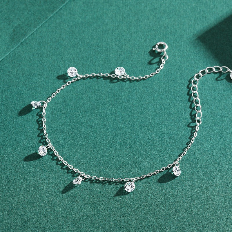 OliyaDesign S925 Silver And Cubic Zirconia Summer Bracelet