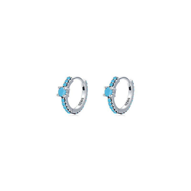 OliyaDesign Vintage Turquoise S925 Earrings
