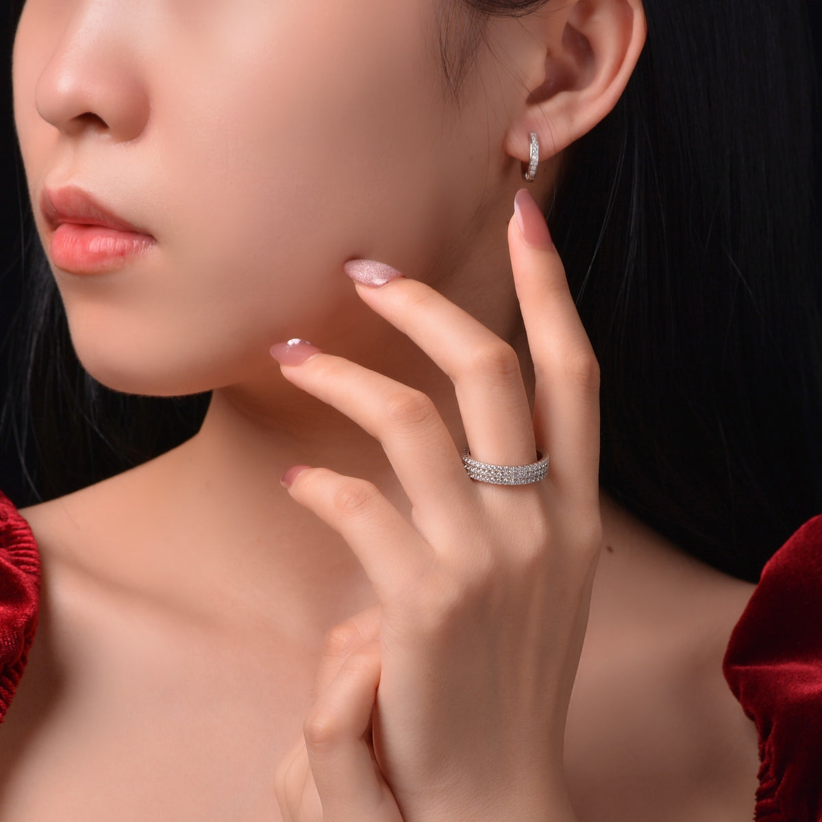 OliyaDesign Round 1.5Mm Unisex Band Ring In S925 Sterling Silver