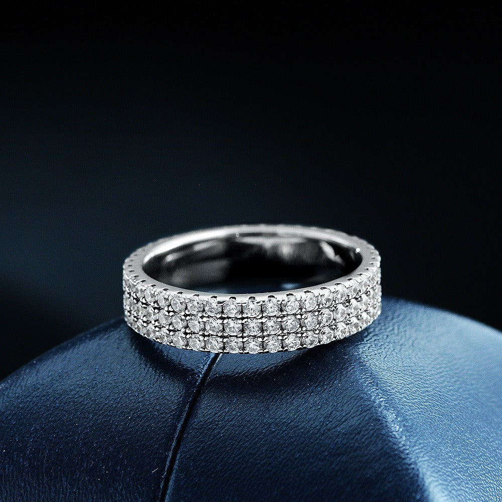 OliyaDesign Round 1.5Mm Unisex Band Ring In S925 Sterling Silver