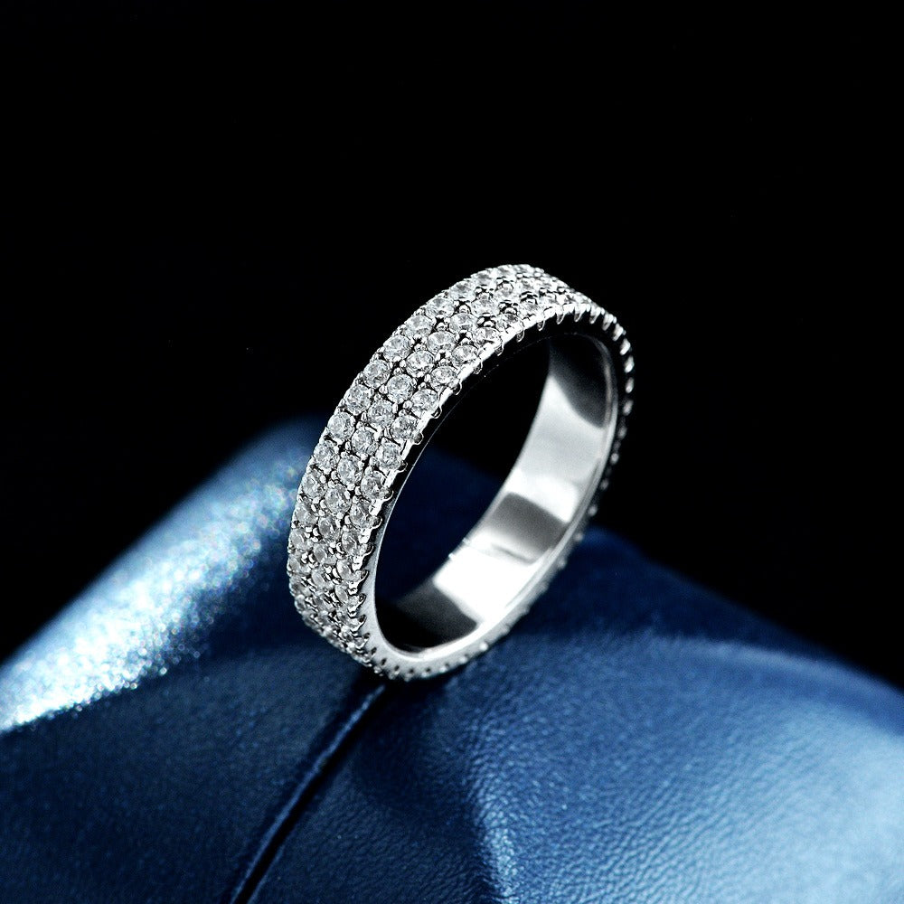 OliyaDesign Round 1.5Mm Unisex Band Ring In S925 Sterling Silver