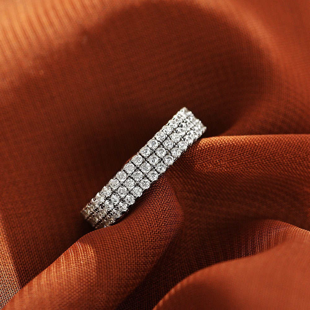 OliyaDesign Round 1.5Mm Unisex Band Ring In S925 Sterling Silver