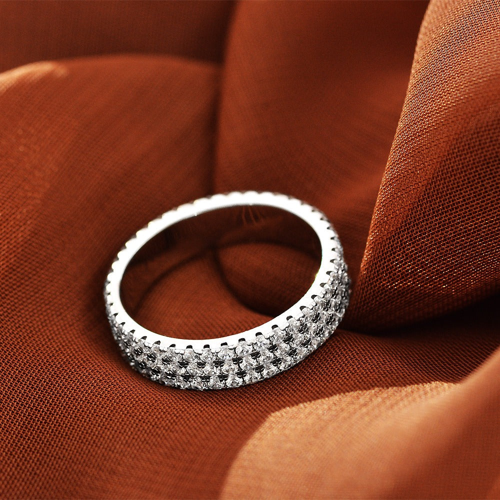 OliyaDesign Round 1.5Mm Unisex Band Ring In S925 Sterling Silver