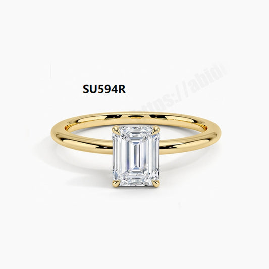 OliyaDesign S925 Sterling Silver Moissanite Ring