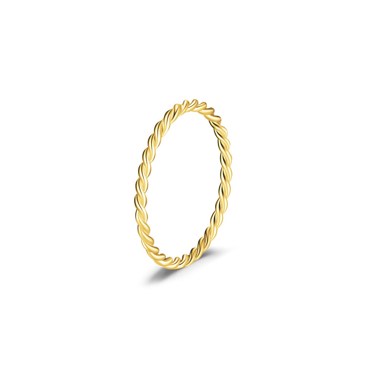 OliyaDesign S925 Sterling Silver Twisted Ring