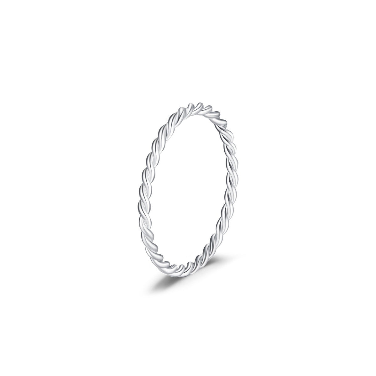 OliyaDesign S925 Sterling Silver Twisted Ring