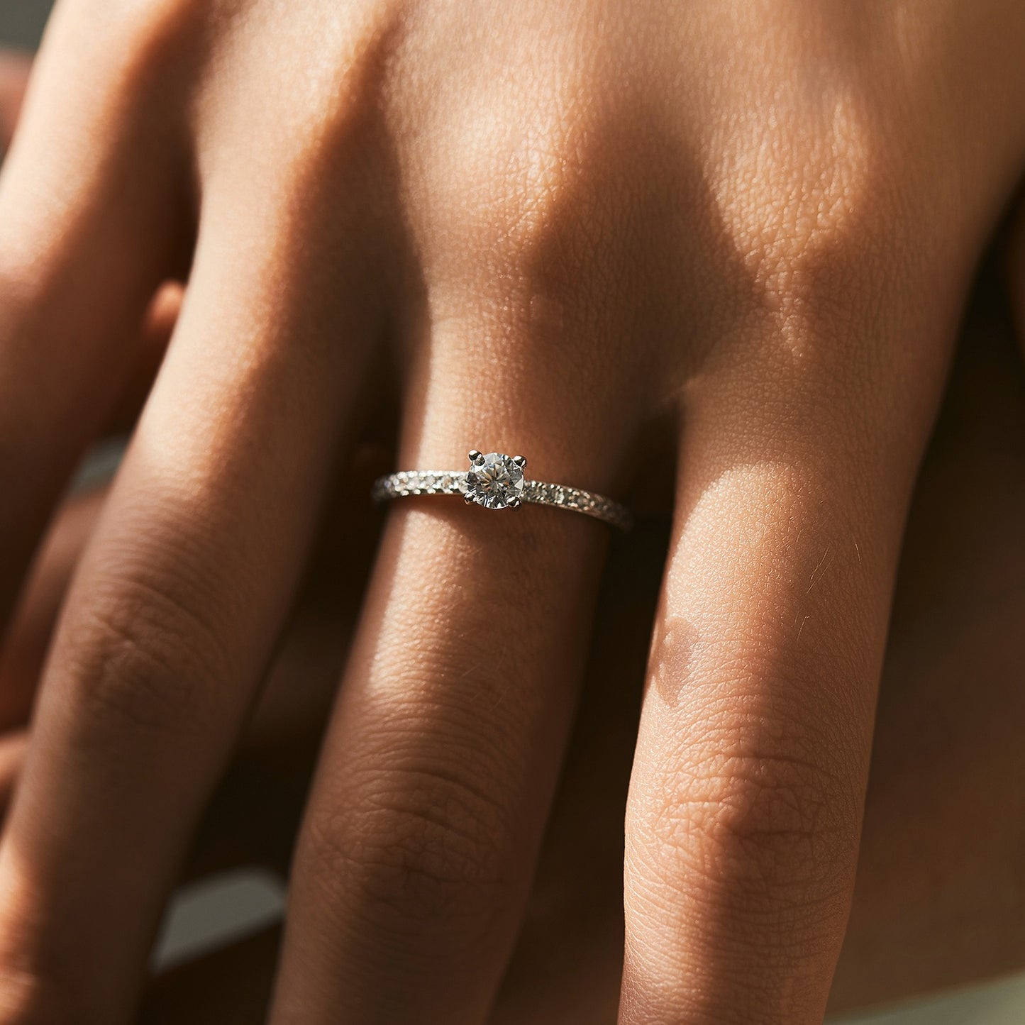 OliyaDesign D-Color Moissanite Ring