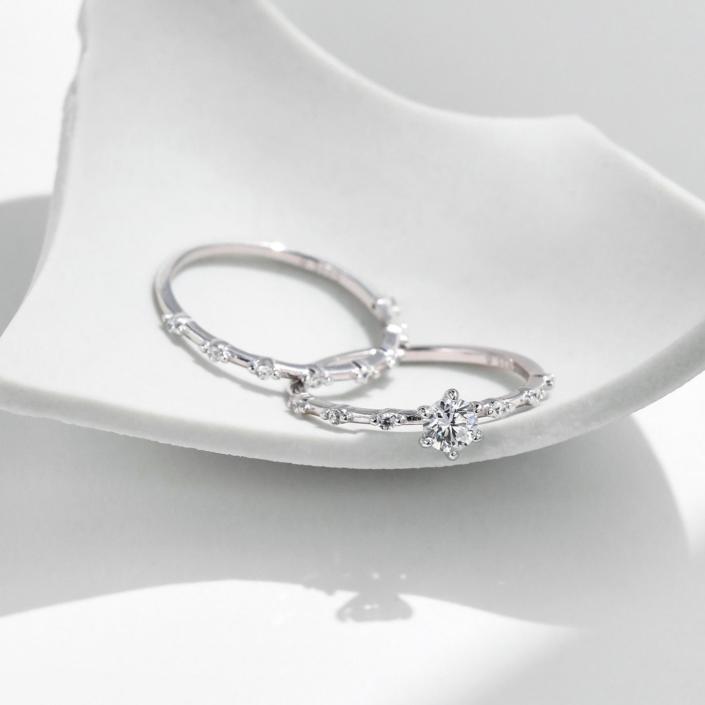 OliyaDesign D-Color Moissanite Ring In 925 Sterling Silver