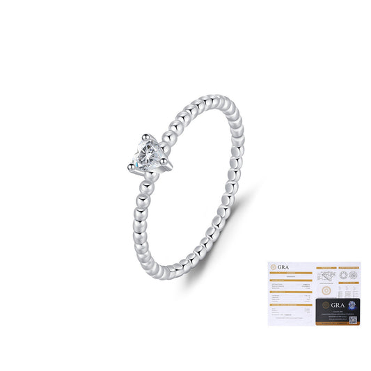 OliyaDesign D-color moissanite S925 ring