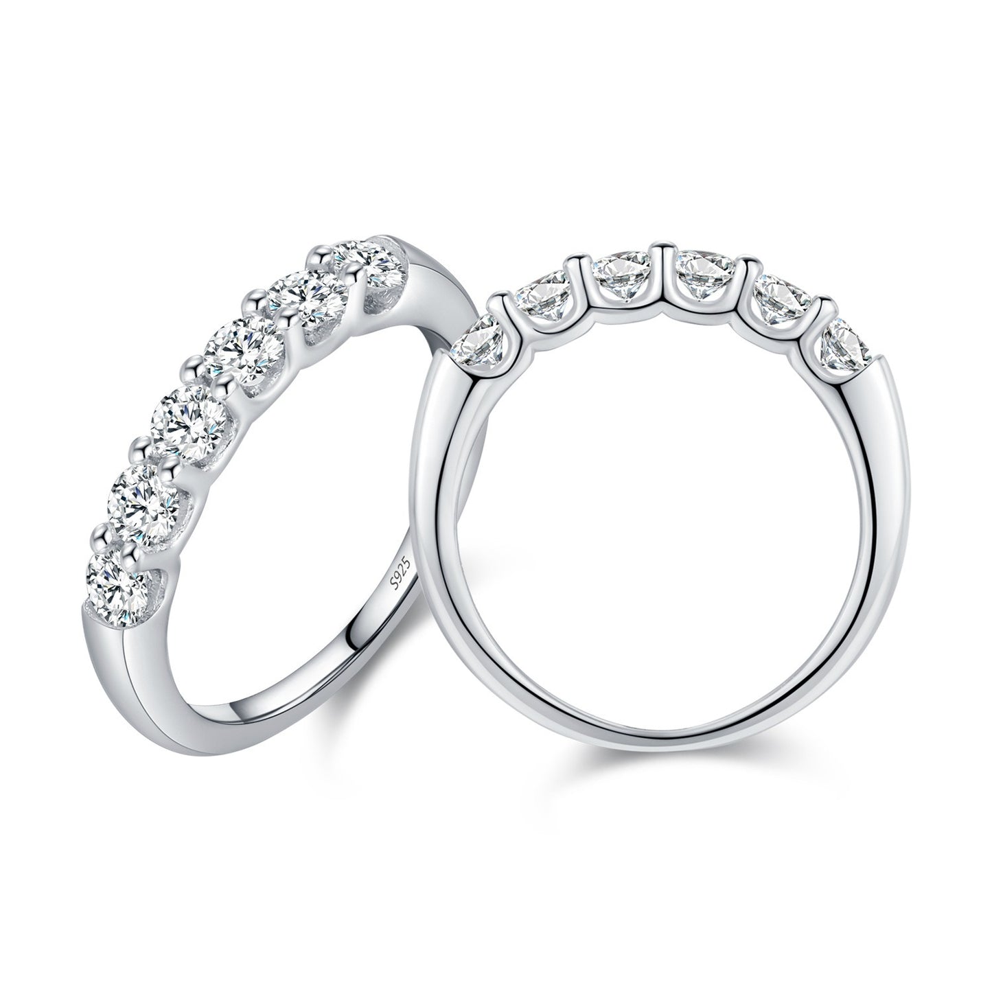 OliyaDesign D-Color Moissanite In S925 Sterling Silver Ring