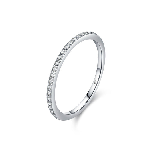 OliyaDesign Vvs1 Clarity Moissanite Ring In S925 Sterling Silver