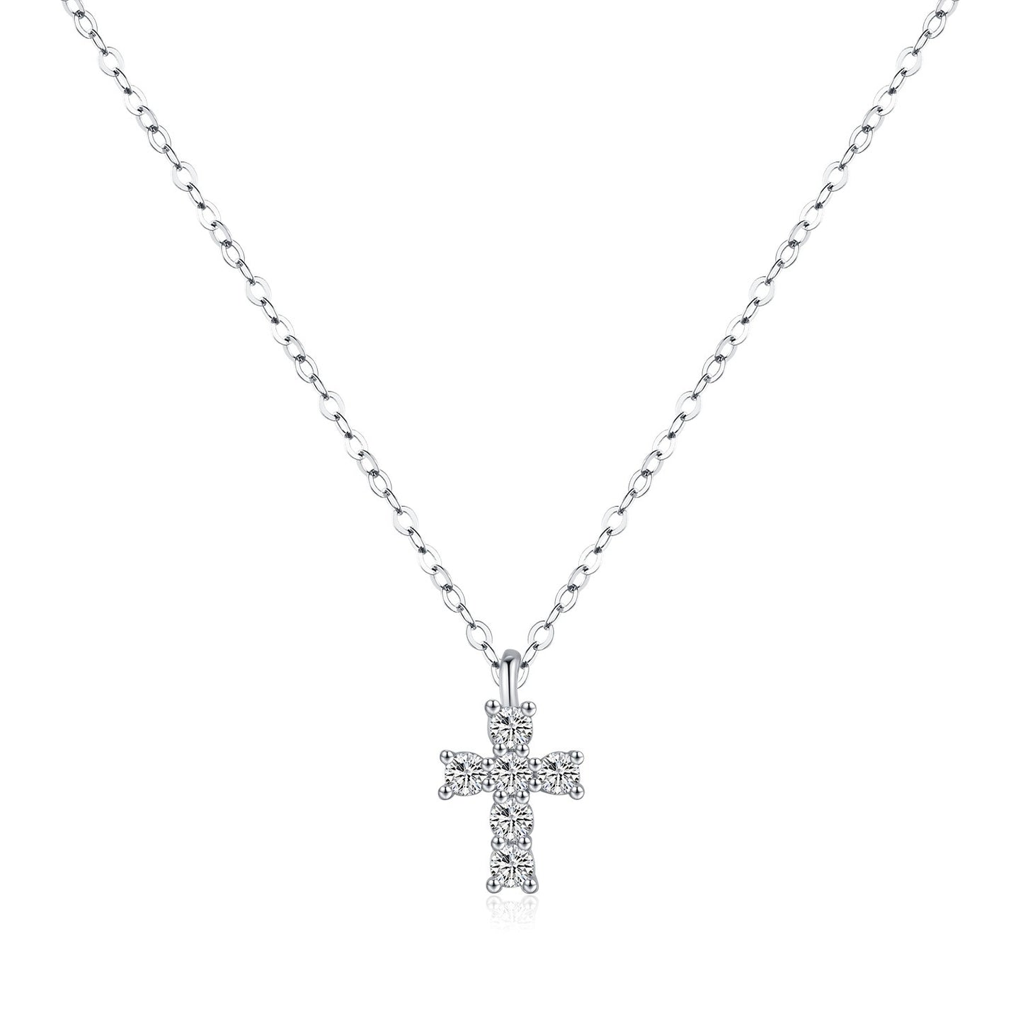 OliyaDesign S925 Sterling Silver Cross Pendant