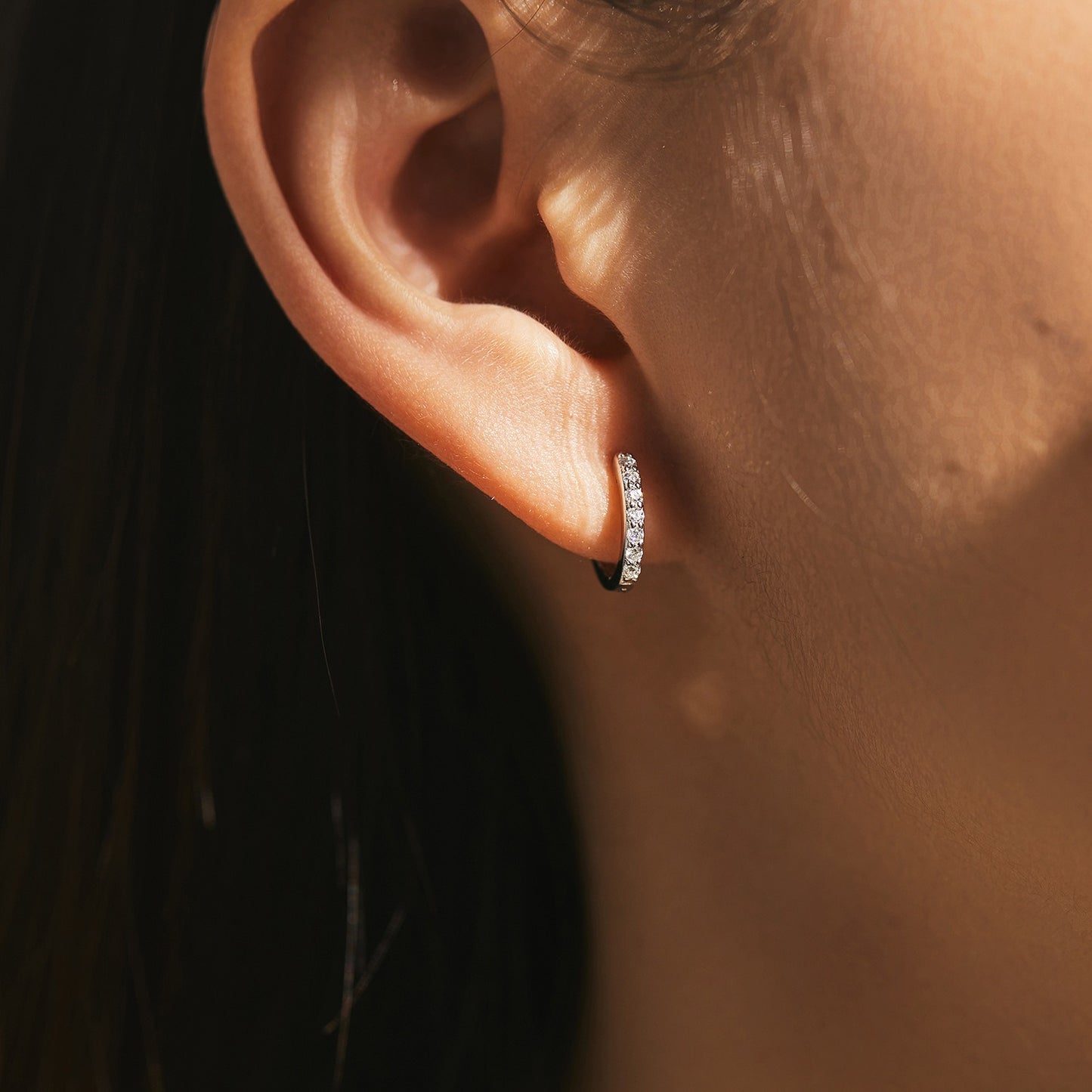 OliyaDesign D-Color Moissanite Stud Earrings In S925 Sterling Silver