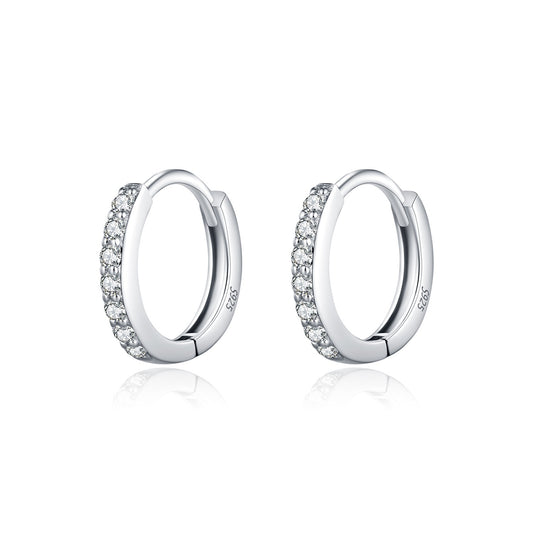 OliyaDesign D-Color Moissanite Stud Earrings In S925 Sterling Silver