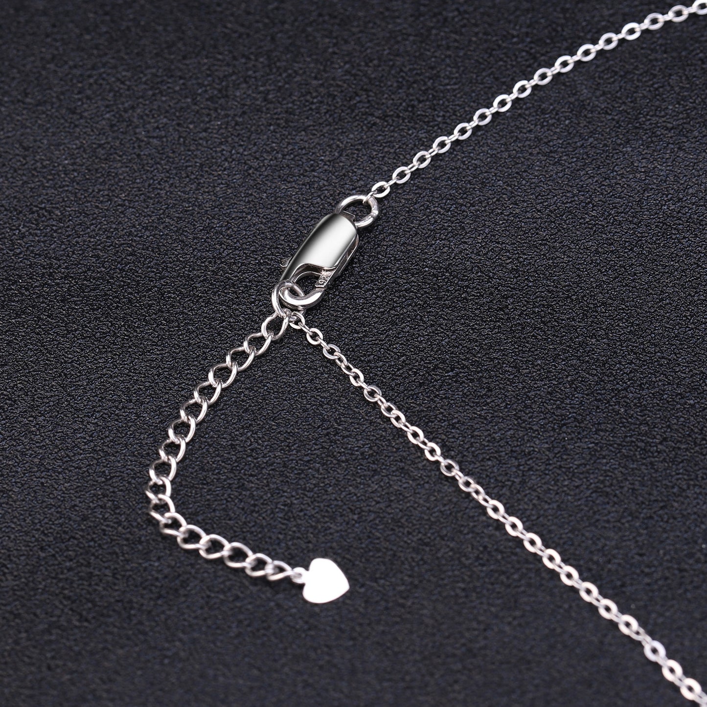 OliyaDesign High-End Luxury S925 Silver Pendant Set With Natural Topaz