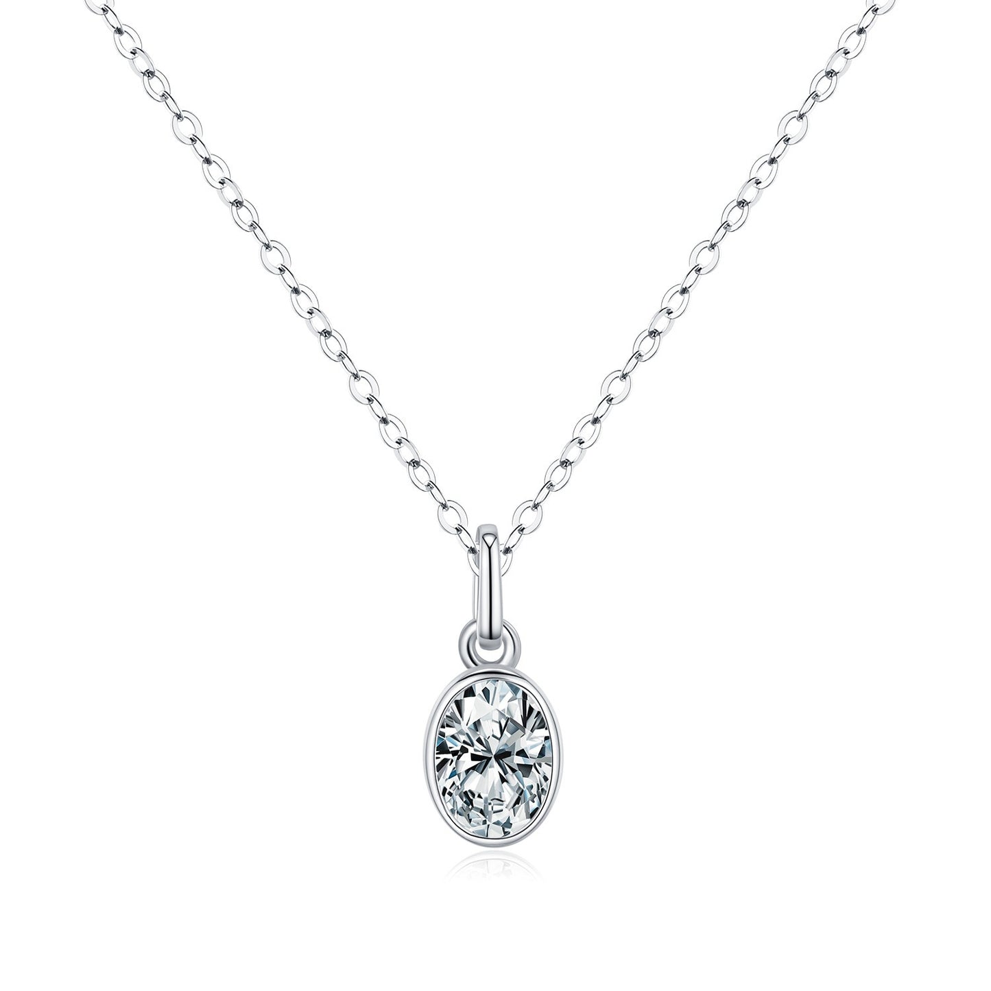 OliyaDesign A Dazzling 1-Carat Moissanite Pendant
