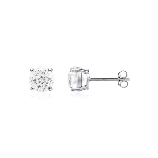 OliyaDesign S925 Sterling Silver Sparkling Firework Earrings