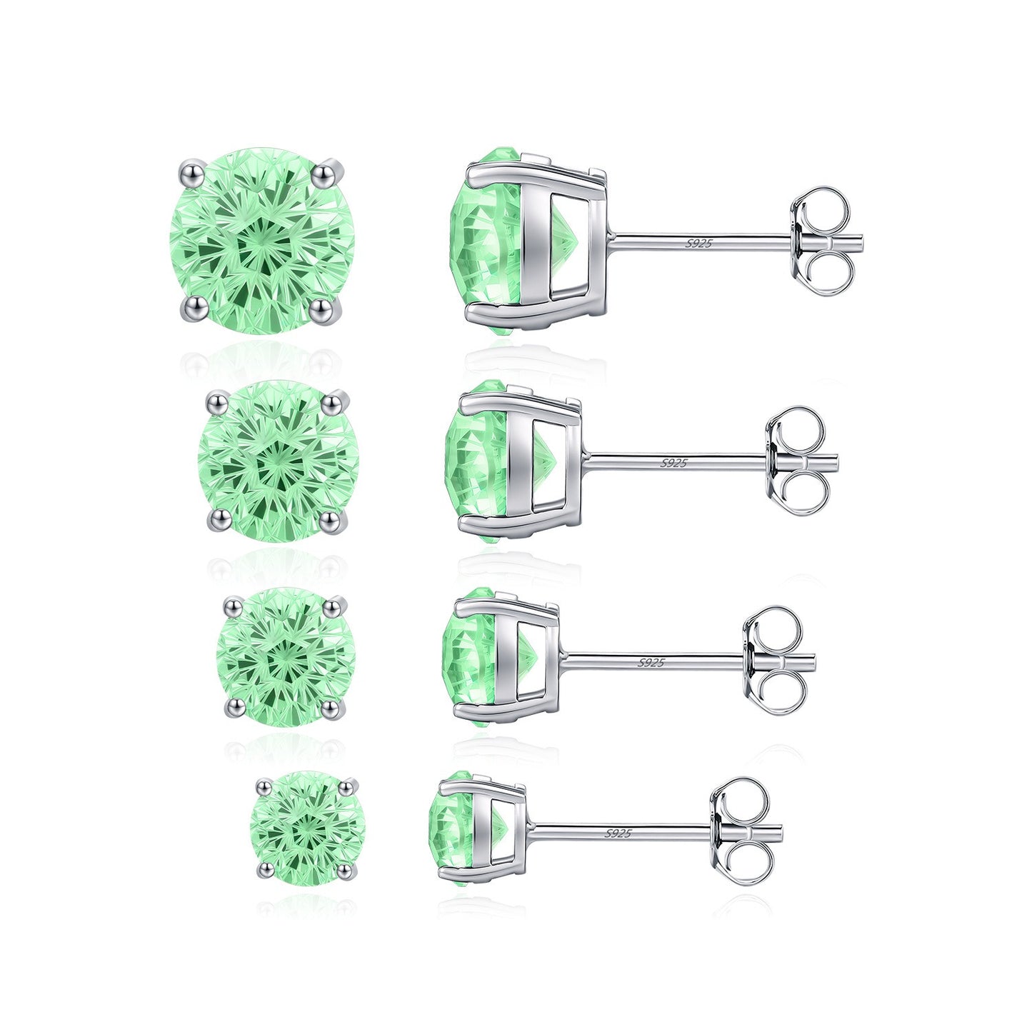 OliyaDesign S925 Silver Paraiba Firework Earrings