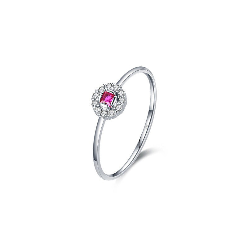 OliyaDesign Minimalist Style 925 Sterling Silver Ring