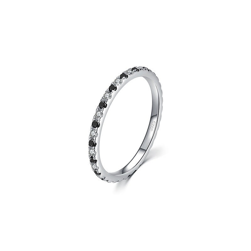 OliyaDesign S925 Sterling Silver Simple and Versatile Ring