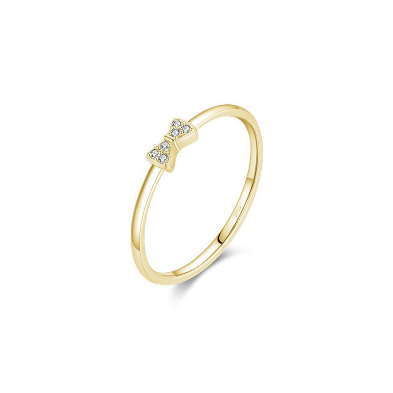 OliyaDesign Minimalist Style 925 Sterling Silver Ring
