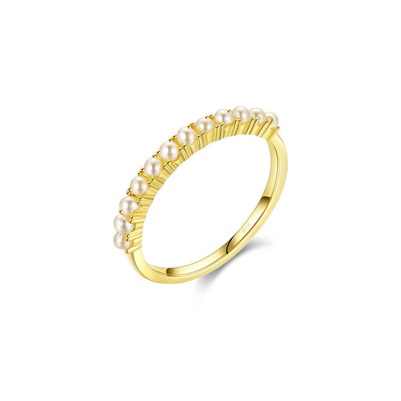 OliyaDesign Minimalist Style 925 Sterling Silver Ring