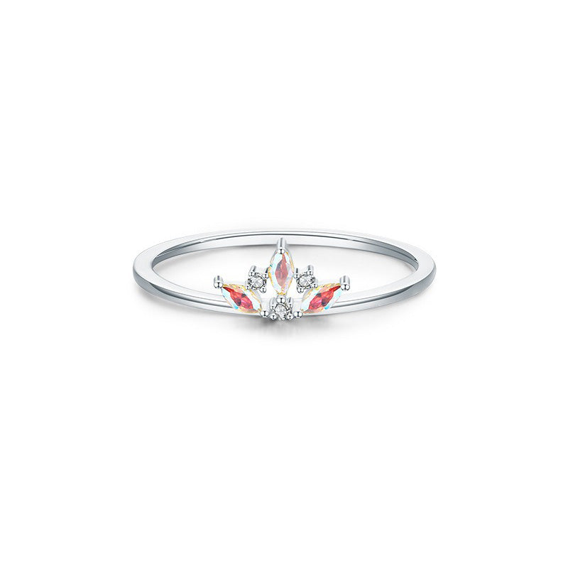 OliyaDesign Minimalist Style 925 Sterling Silver Ring