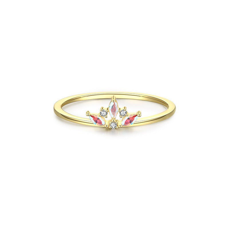 OliyaDesign Minimalist Style 925 Sterling Silver Ring