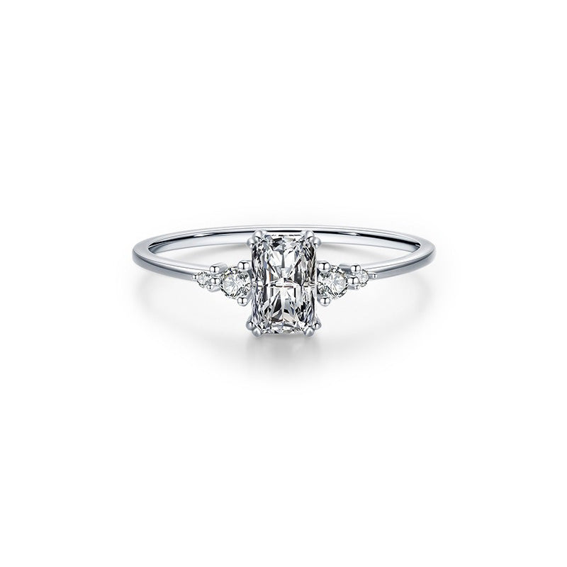 OliyaDesign Minimalist Style 925 Sterling Silver Ring