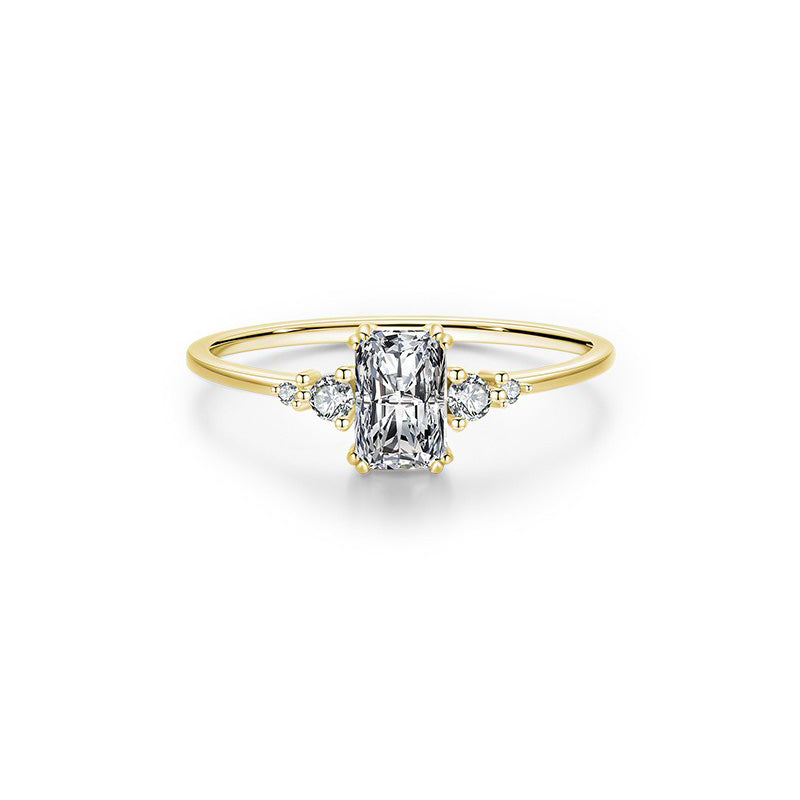 OliyaDesign Minimalist Style 925 Sterling Silver Ring